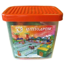 Конструктор "Ипподром" 135 деталей в боксе Doloni Toys арт. 013888/05