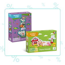 Набір магнітних ігор Dodo Тваринки