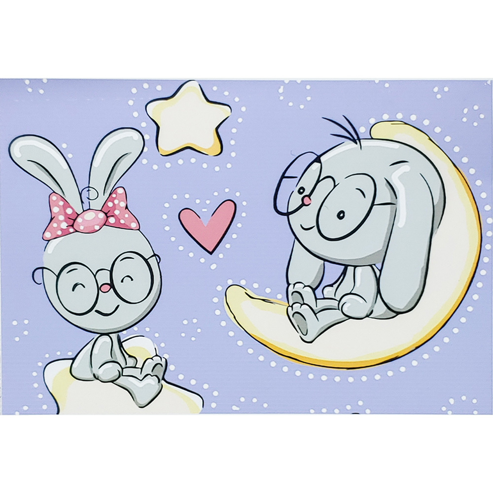 Фото, Видеообзоры картина за номерами strateg преміум нічні зайчики з лаком розміром 30х40 см (ss6663)